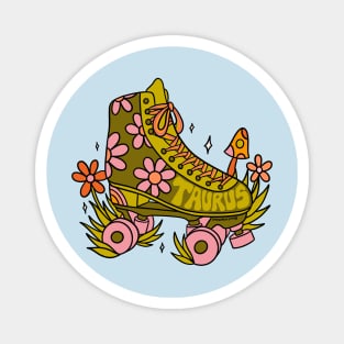 Taurus Roller Skate Magnet